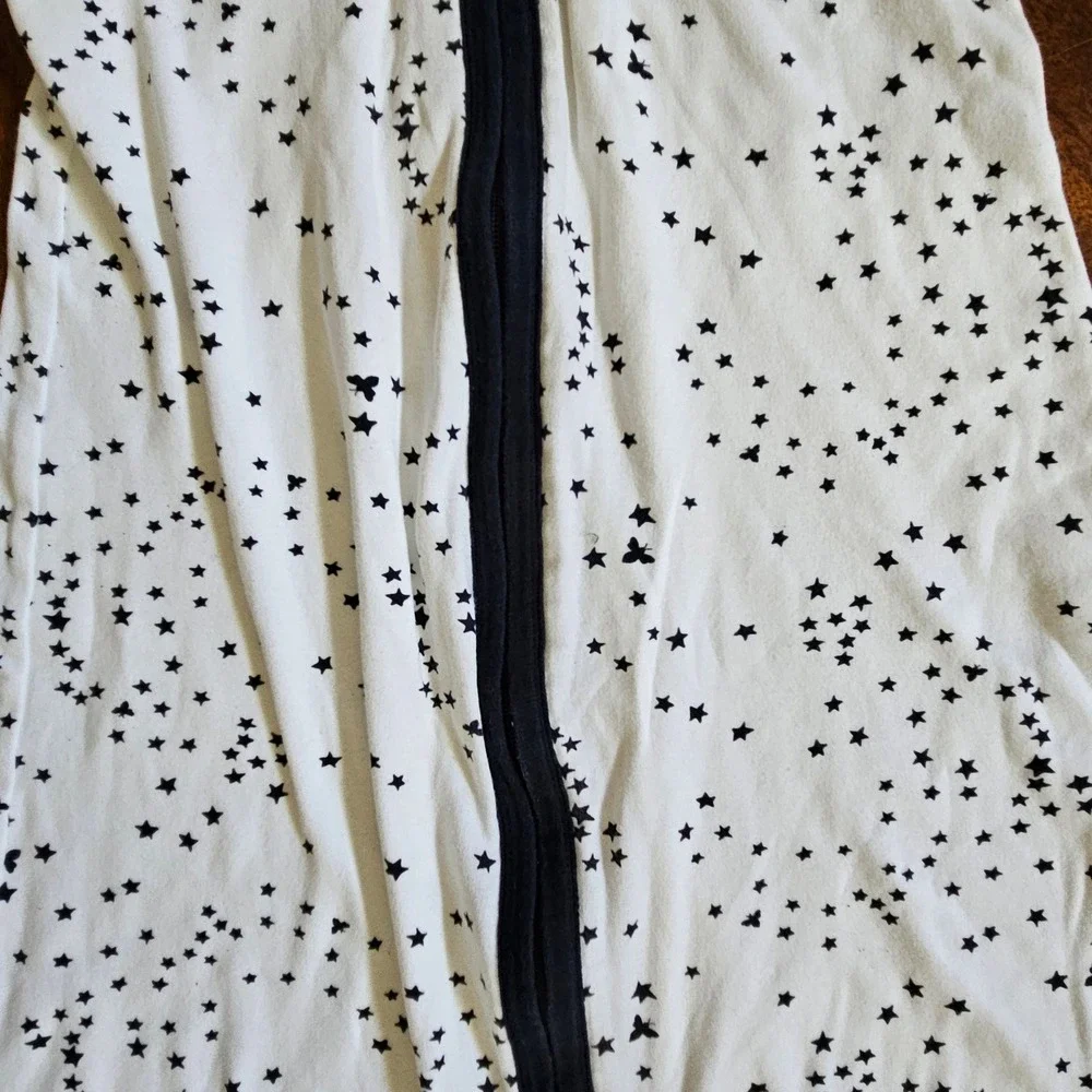 Burt's Bees Baby Beekeeper‎ Sleep Sack Medium 6-12M Organic Cotton Navy Stars
